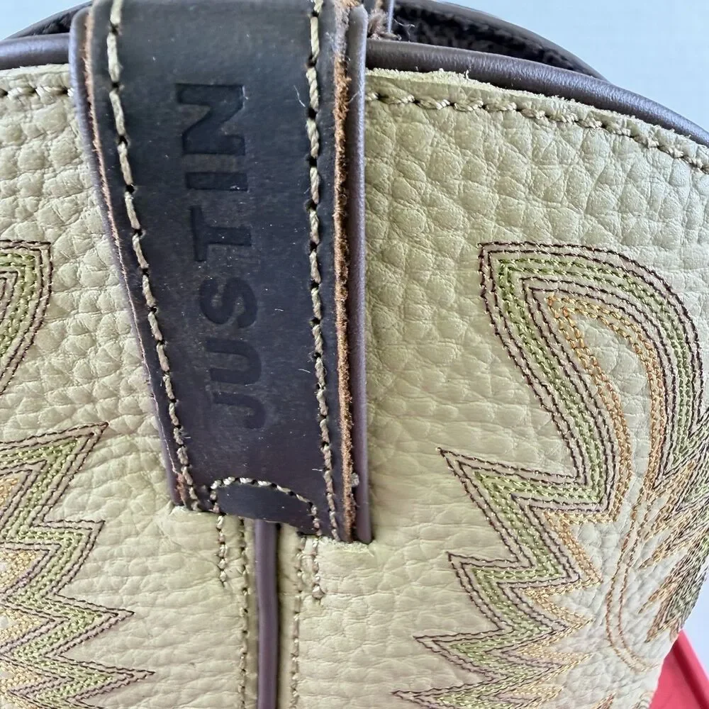 Justin Work-boots Superintendent Electrical Hazard Round Toe 11D NIB